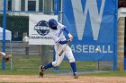 Baseball vs CGA  Wheaton College Baseball vs Coast Guard Academy during game one of the NEWMAC semi-finals playoffs. - (Photo by Keith Nordstrom) : Wheaton, baseball, NEWMAC